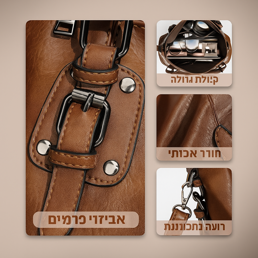 קסם אלגנטי של סיינה | תיק כתף יוקרתי