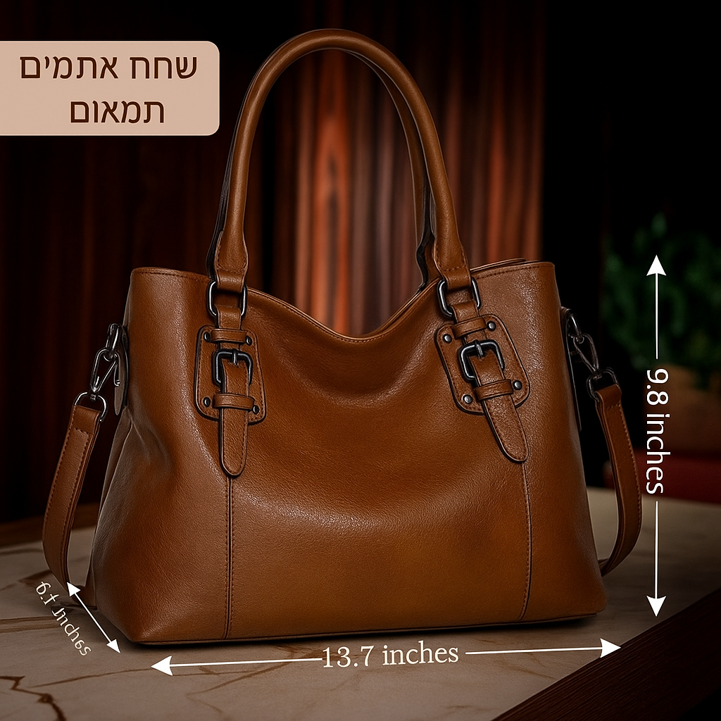 קסם אלגנטי של סיינה | תיק כתף יוקרתי