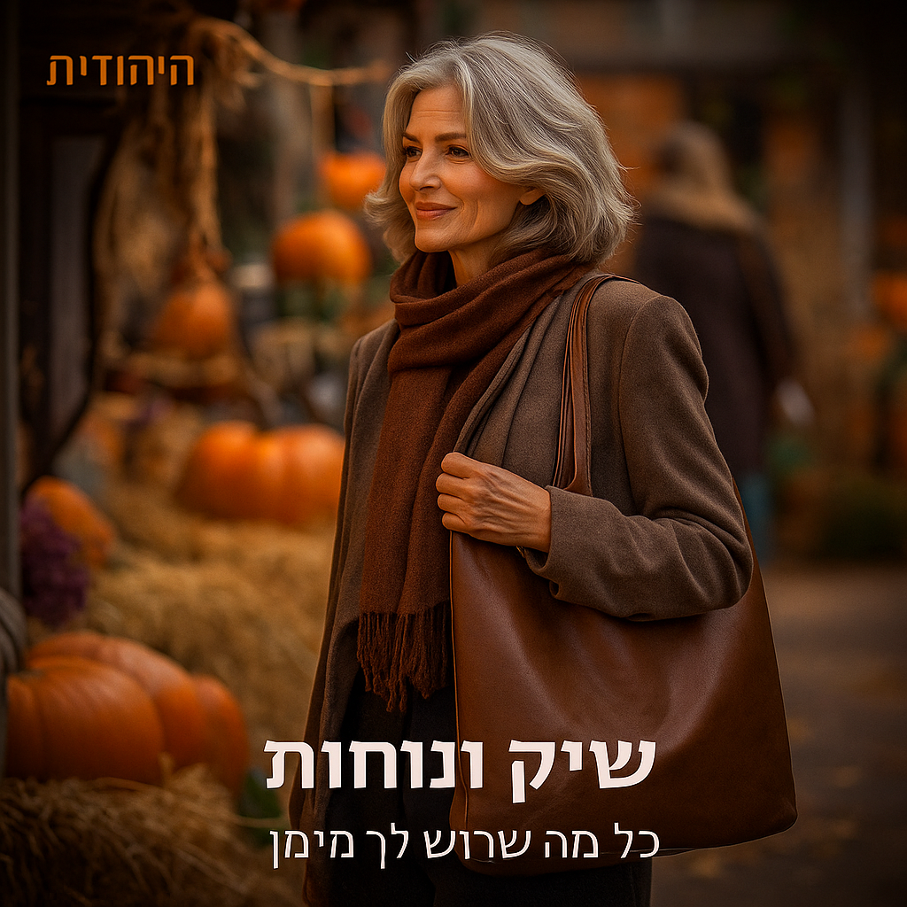 תיק עור אופנתי ומודרני | Shira's Modern Chic