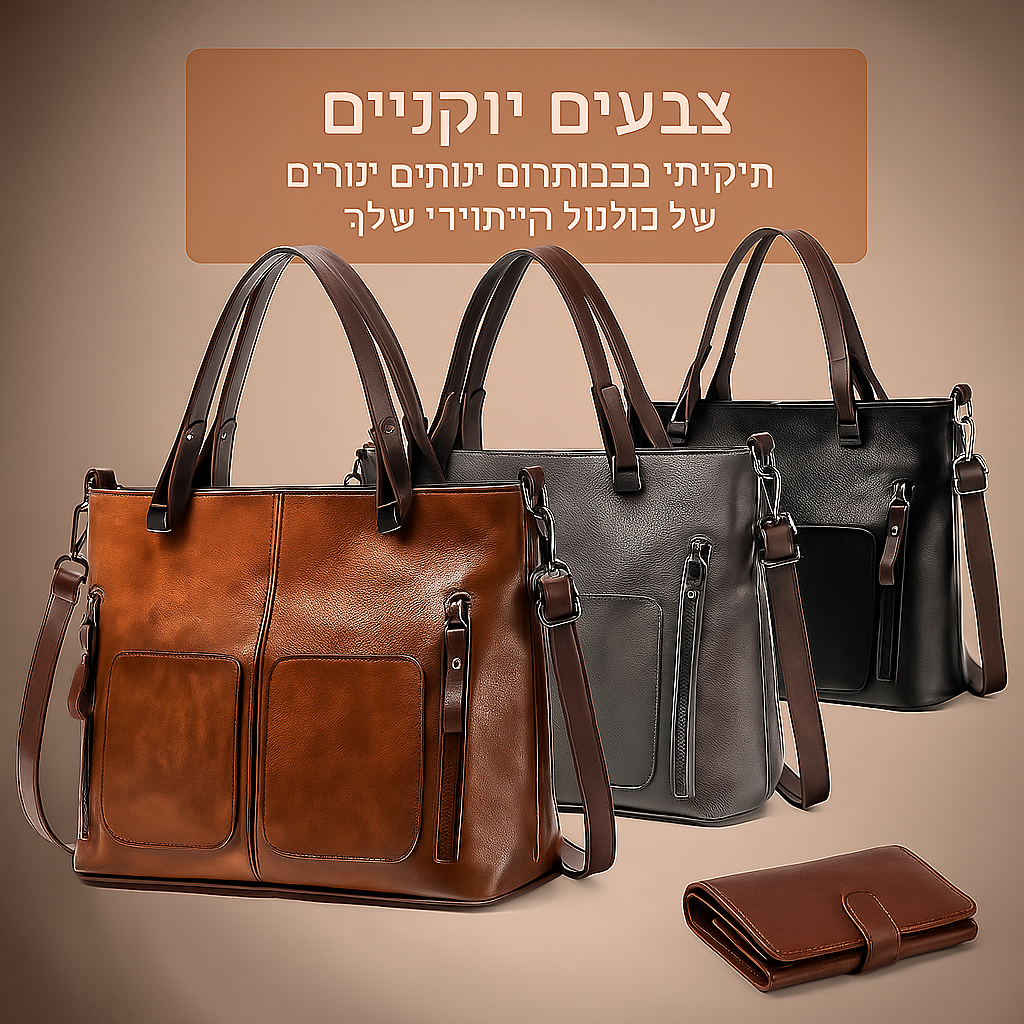 תיק כתף אלגנטי ונצחי | Maya's Timeless Elegance
