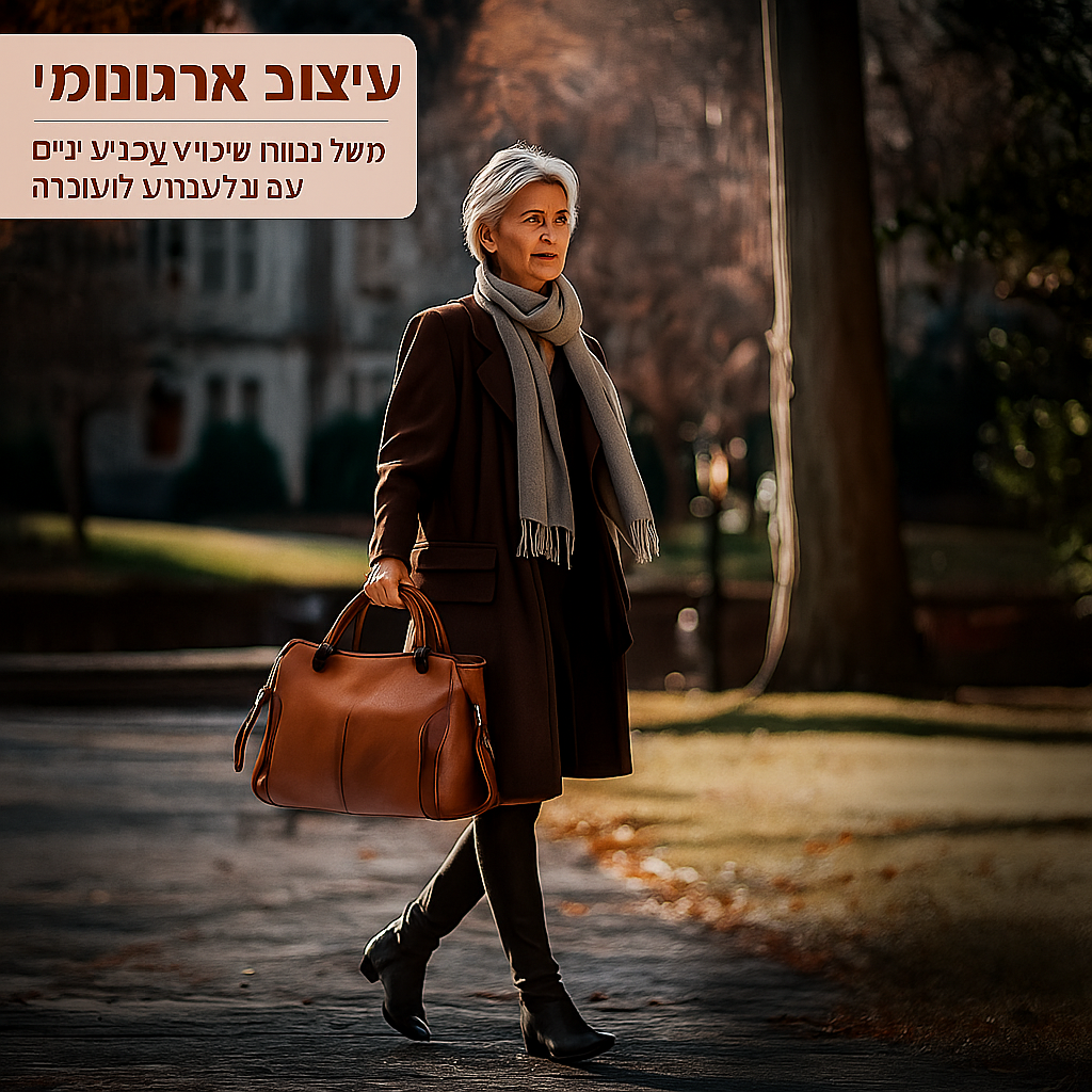 תיק כתף אלגנטי ונצחי | Maya's Timeless Elegance
