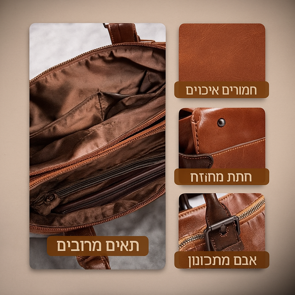 תיק נצחי יוקרתי | Rotem's Luxe Statement