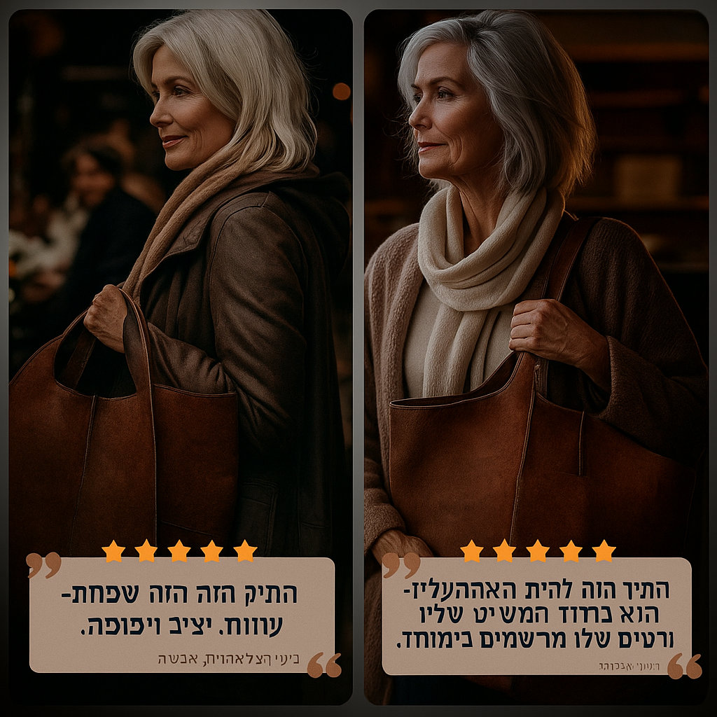 תיק וינטג' קלאסי וכשרוני | Dana's Timeless Allure