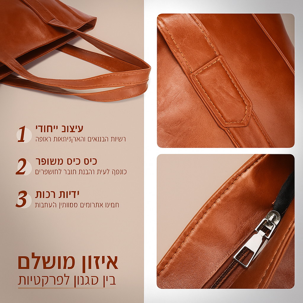 תיק קלאסי אלגנטי ונצחי | Noga's Timeless Elegance