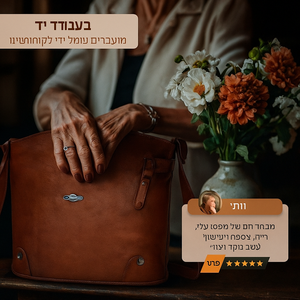 תיק אלינה | עיצוב החתימה של גרייס